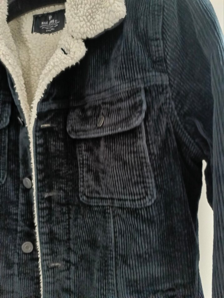 MAVİ KADİFE CEKET - Görsel 2