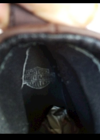 Harley-Davidson Kahverengi Deri Bot - Görsel 5