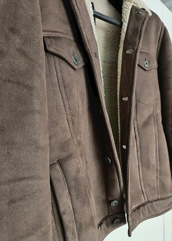 MAVİ SÜET ERKEK MONT - Görsel 5