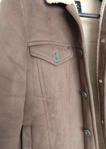 MAVİ SÜET ERKEK MONT - Görsel 4