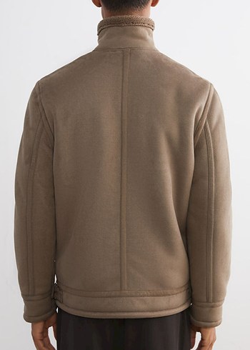 LCW ERKEK KÜRKLÜ SÜET MONT - Görsel 2