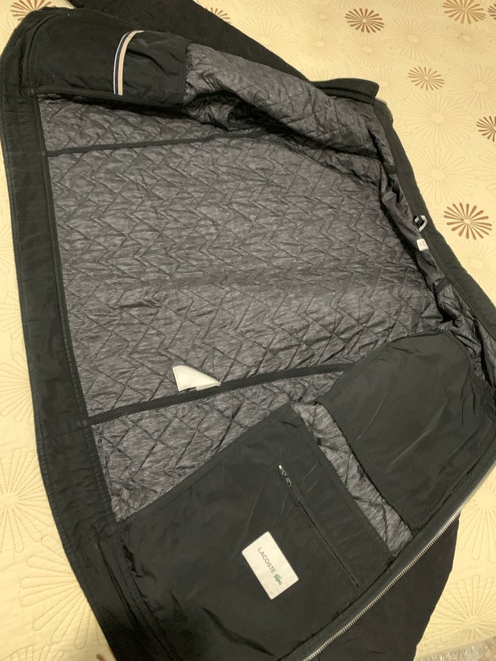 Siyah Fermuarlı Erkek Mont - Lacoste - Görsel 4