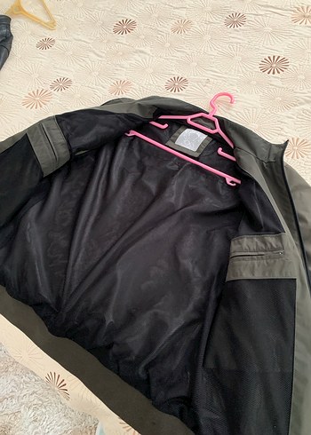 haki yeşili Fermuarlı Erkek Rüzgarlık - Görsel 4