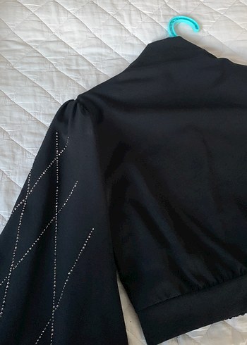 siyah tesettür şık takım - Görsel 2