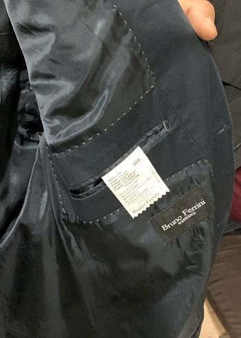 Düğmeli Koyu Mavi Erkek Takım Ceketi - Görsel 3