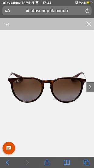 Ray Ban Ray ban RB4171 polorize. ORJİNAL
