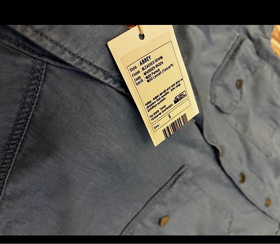 36 Beden Mavi jeans tulum