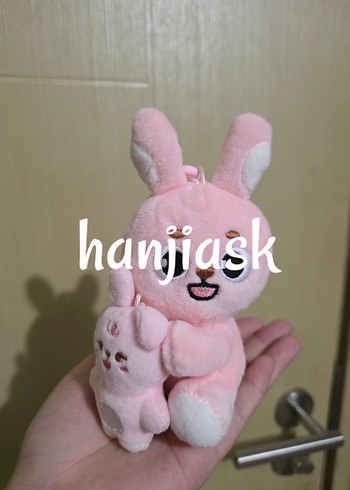 Pastel Pembe Peluş Tavşan Oyuncak