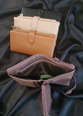 Fermuarlı Deri Kadın Cüzdanı - Bej - Görsel 5