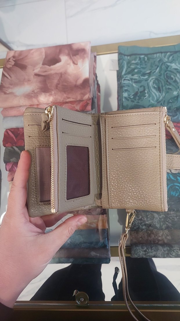 Bohem Stil Çok Renkli Deri Kadın Cüzdan - Görsel 4