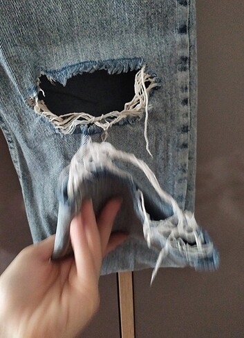 40 Beden gri Renk Trendyolmilla kot pantolon 