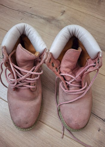 Pembe Süet Dolgu Topuklu Bağcıklı Kadın Bot - Görsel 2