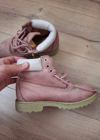 Pembe Süet Dolgu Topuklu Bağcıklı Kadın Bot - Görsel 6