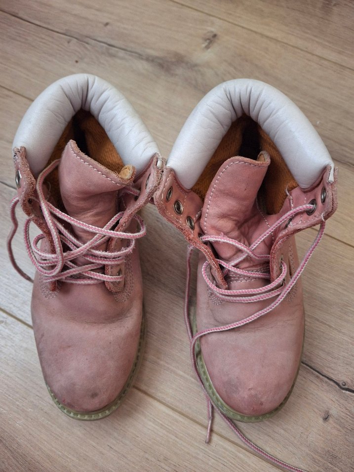 Pembe Süet Dolgu Topuklu Bağcıklı Kadın Bot - Görsel 2