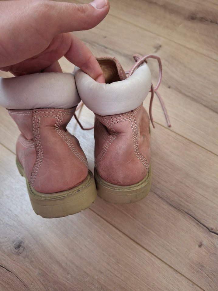 Pembe Süet Dolgu Topuklu Bağcıklı Kadın Bot - Görsel 4