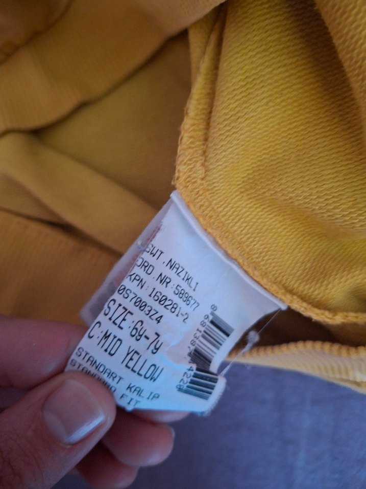 Kız Çocuk Uzun Kollu Baskılı Sweatshirt - Görsel 5