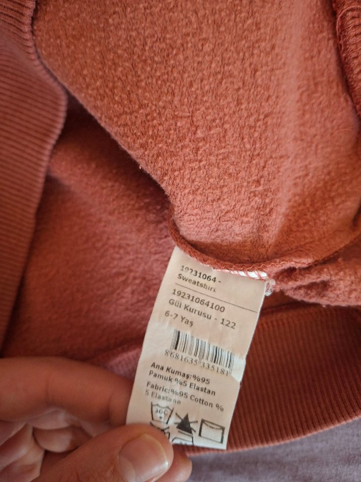 Kız Çocuk Uzun Kollu Baskılı Sweatshirt - Görsel 4