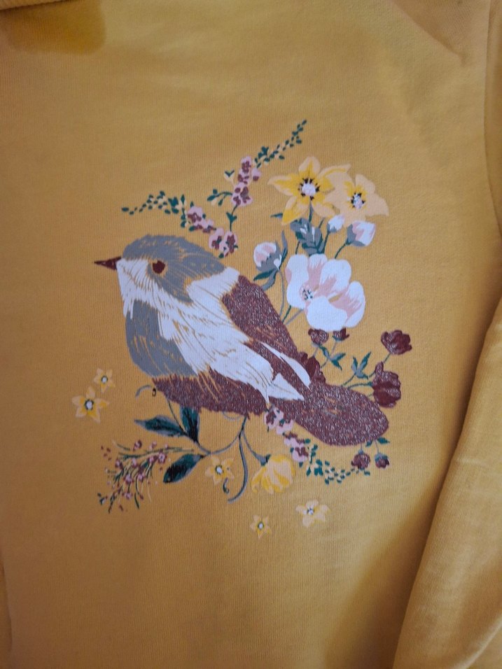 Kız Çocuk Uzun Kollu Baskılı Sweatshirt - Görsel 3