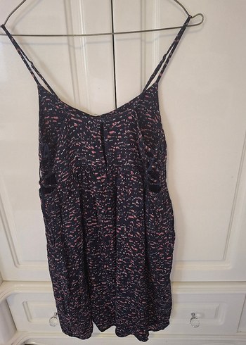 Askılı Bağlamalı Midi Hamile Elbisesi - Görsel 5