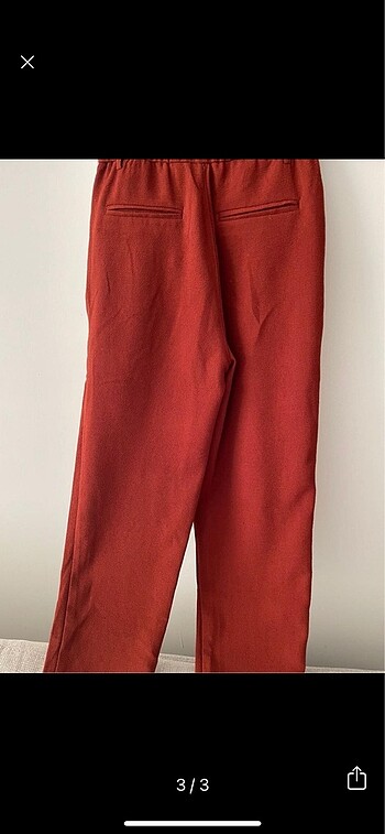 26 Beden Pull and bear kiremit pantolon