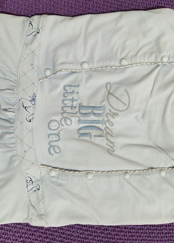 Uzun Kollu Mavi Hamile ve Emzirme Gecelik - Görsel 4