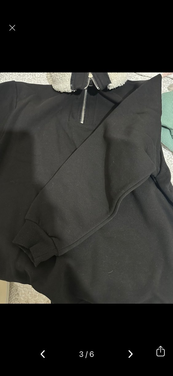 Siyah sweatshirt - Görsel 3