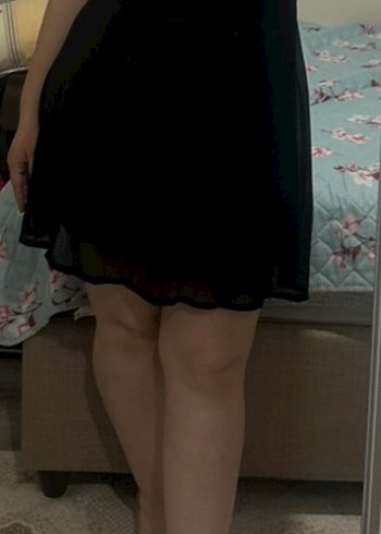 Drapeli Siyah Elbise - Görsel 3