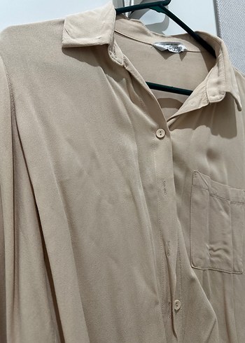 Bej defacto kadın gömlek - Görsel 3