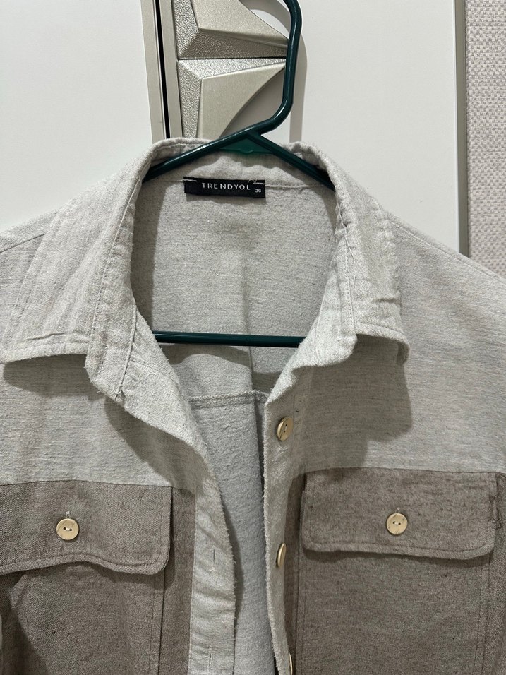 Oduncu tarz Kadın Gömlek - Görsel 4