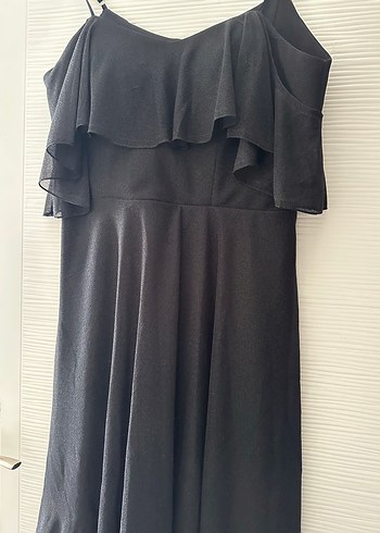 Siyah simli Elbise - Görsel 2