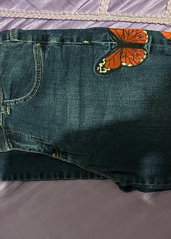 Desenli kız çocuk Pantol - Görsel 2