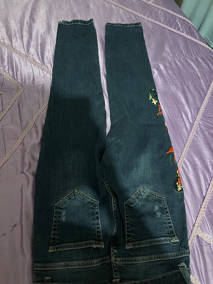 Desenli kız çocuk Pantol - Görsel 4