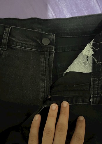 Erkek Siyah Kot Pantolon - Görsel 2