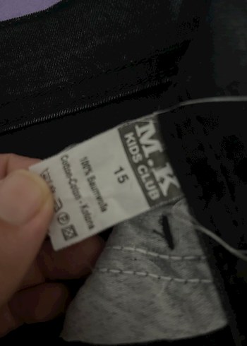 Erkek Siyah Kot Pantolon - Görsel 3