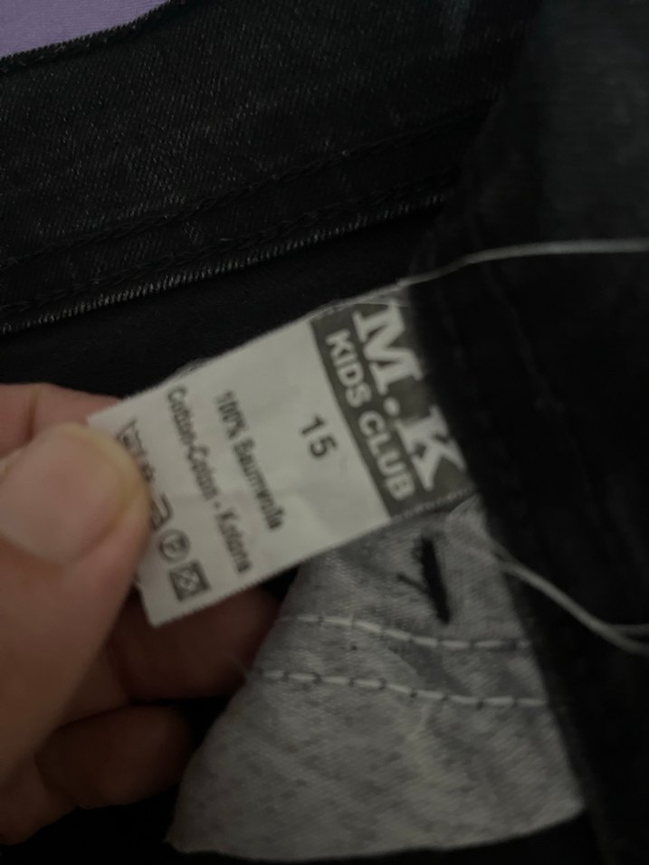 Erkek Siyah Kot Pantolon - Görsel 3