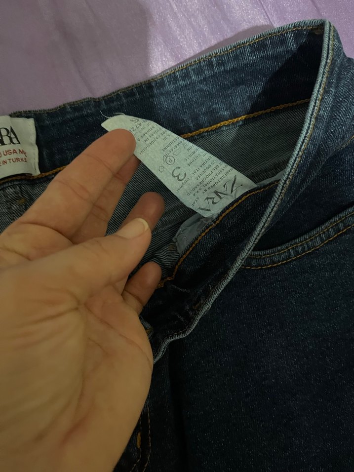 Düğmeli Koyu Mavi erkek Pantol - Görsel 4