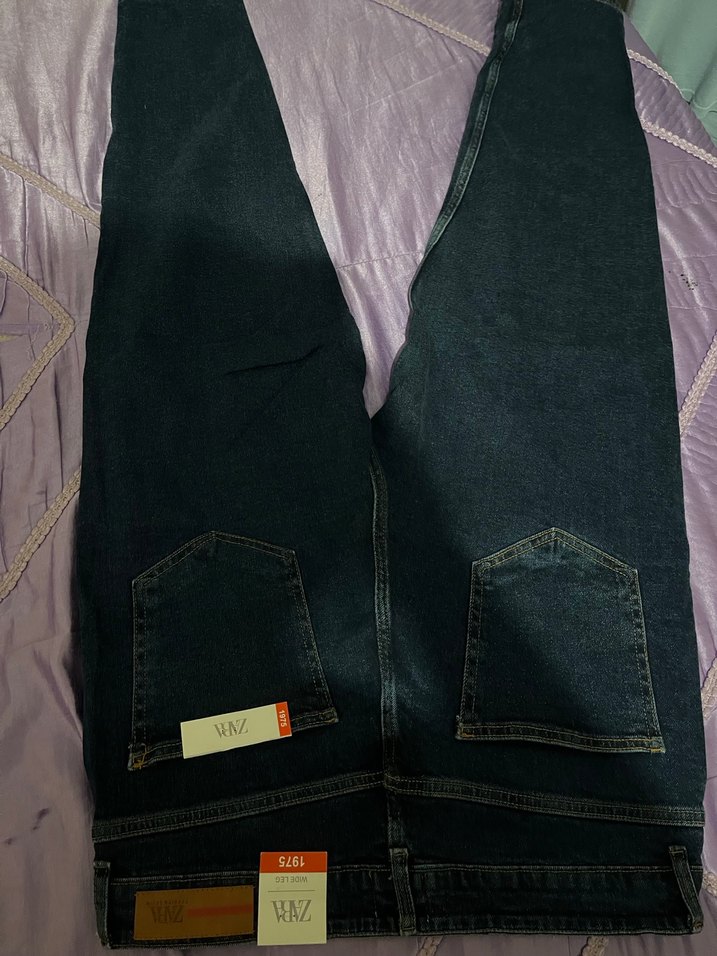 Düğmeli Koyu Mavi erkek Pantol - Görsel 3