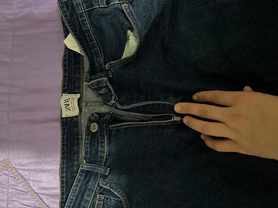 Gri Düğmeli erkek Pantol - Görsel 2