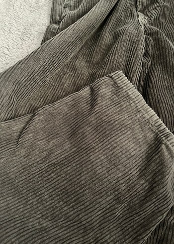 Diğer Kadife Füme Baggy Jeans