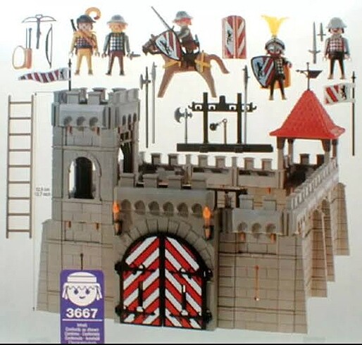 Diğer Playmobil orta çağ 3667 kale kendi koleksiyonumdan