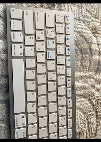 Piranha Kablosuz Beyaz Gri Klavye - Görsel 2