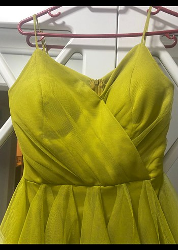 Bohem Tarzı Haki Midi Kat Kat Elbise - Görsel 5