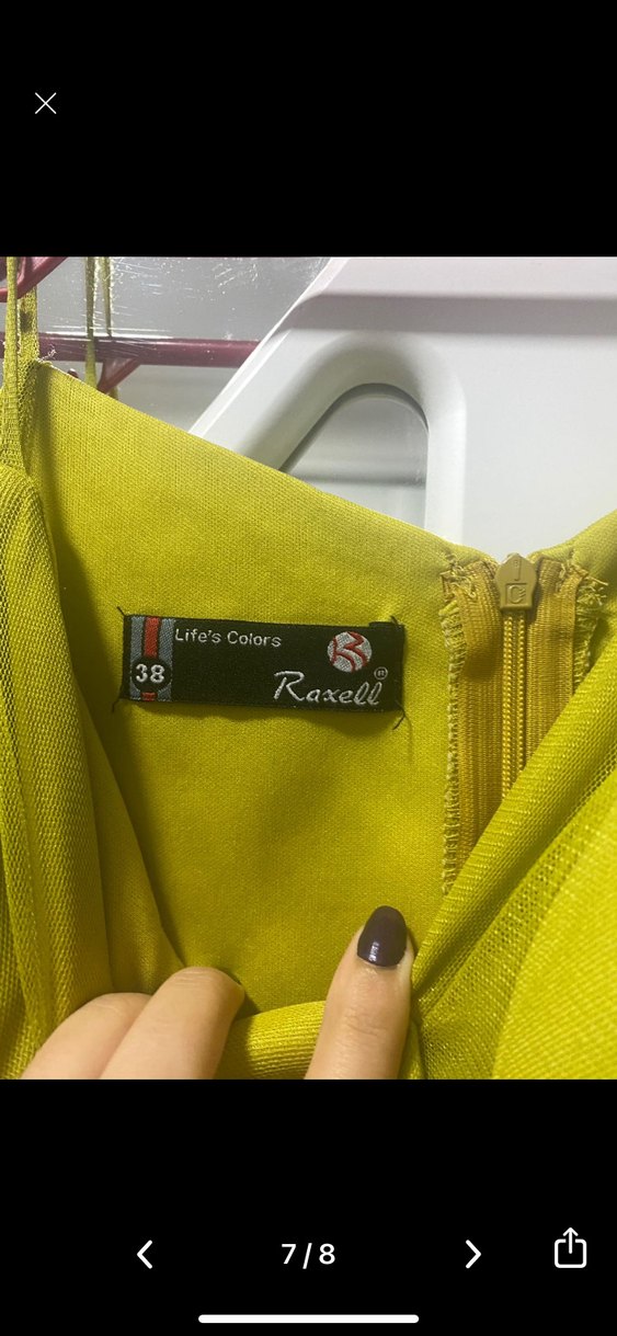 Bohem Tarzı Haki Midi Kat Kat Elbise - Görsel 4