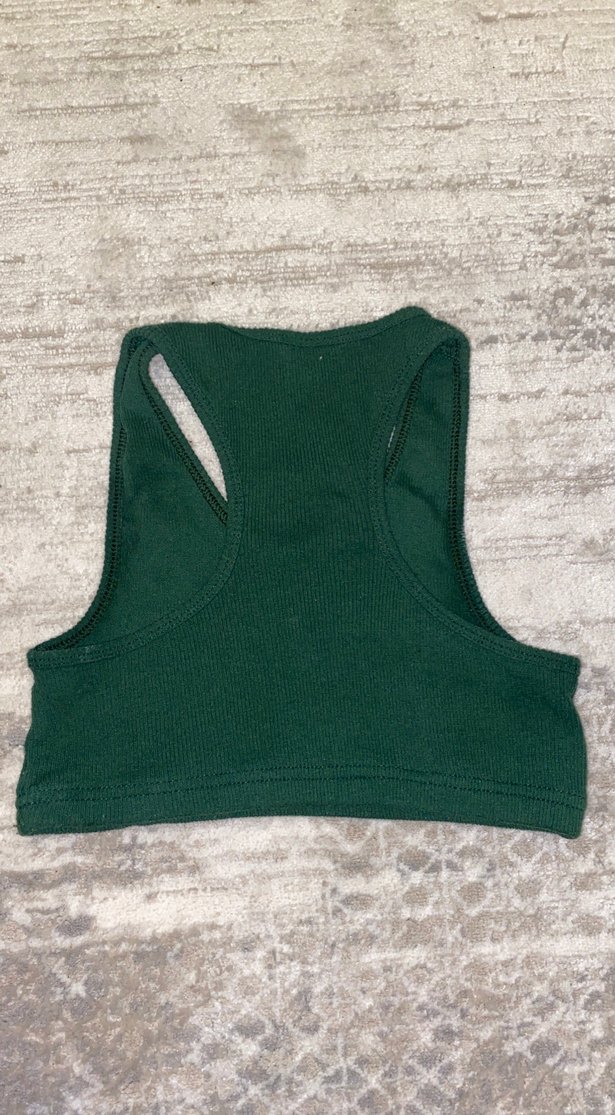 Erkek Çocuk Koyu Yeşil V Yaka Kolsuz Yelek - Görsel 3