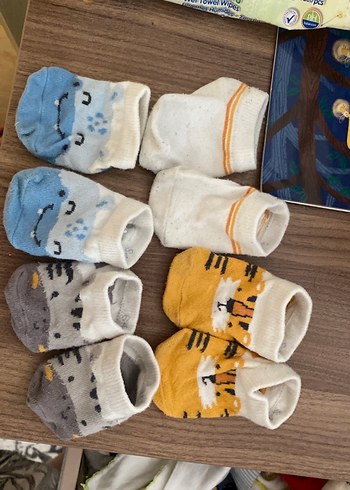 Erkek Çocuk Renkli Desenli Çorap Seti - Görsel 2