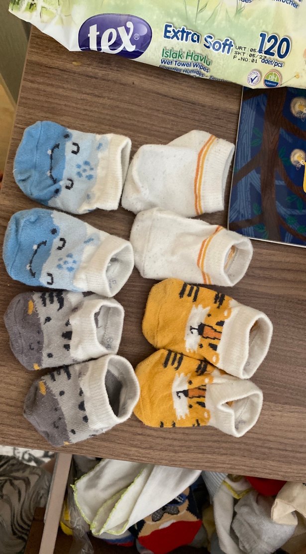 Erkek Çocuk Renkli Desenli Çorap Seti - Görsel 2