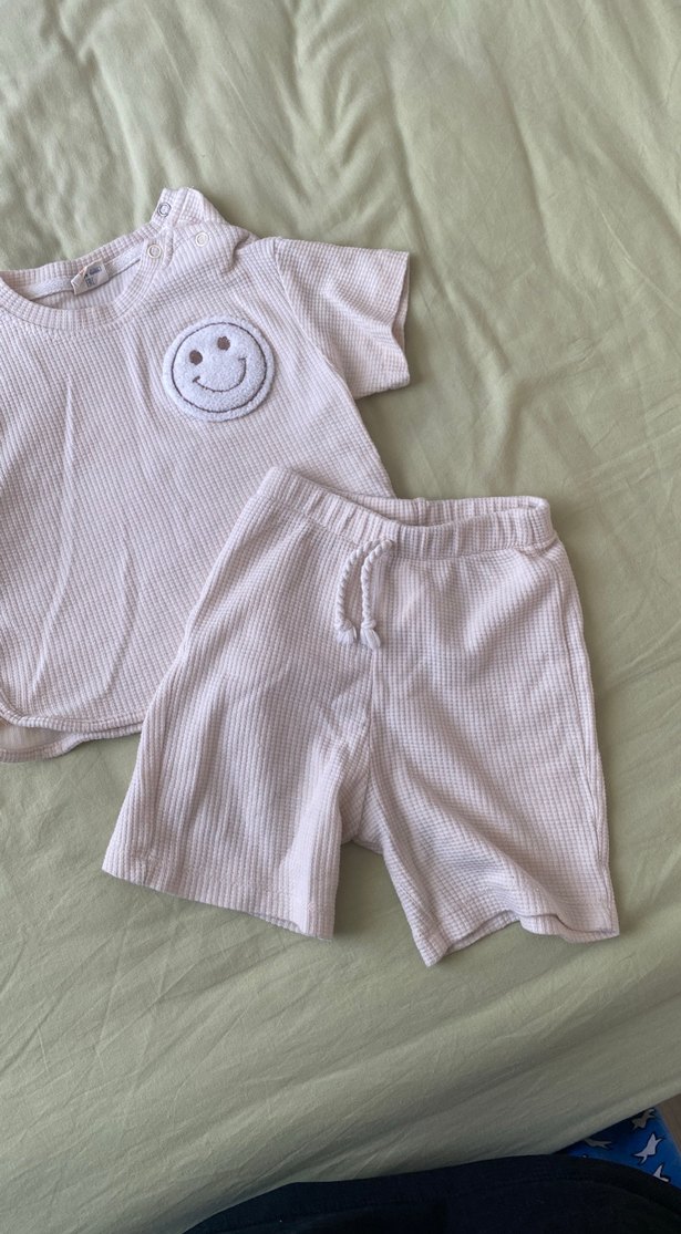 Düğmeli Kısa Kollu Bebek Erkek Takım - Görsel 3