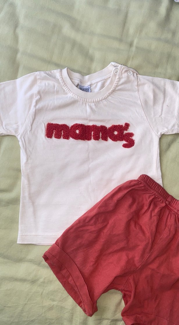 Kısa Kollu Bebek Kız Takımı - Görsel 2