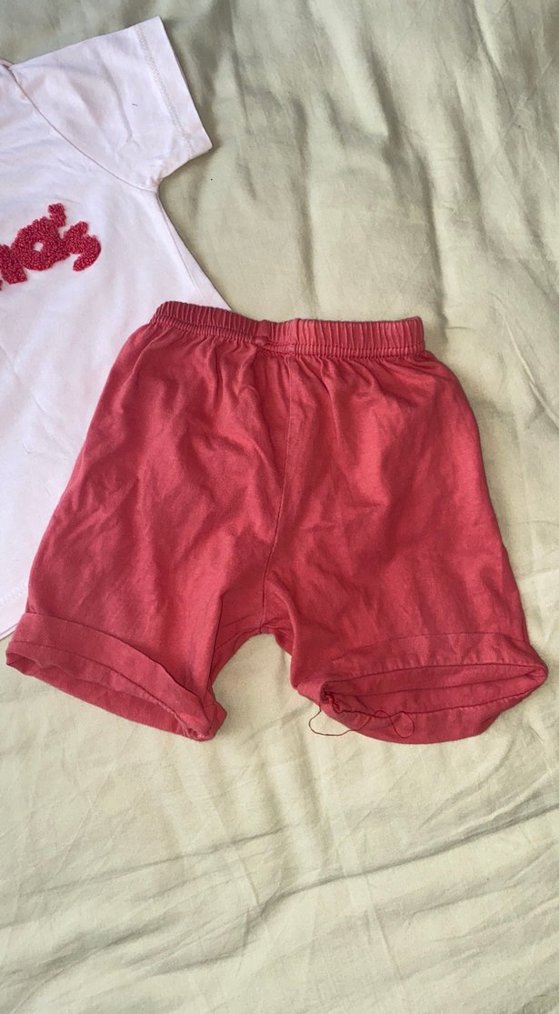 Kısa Kollu Bebek Kız Takımı - Görsel 3