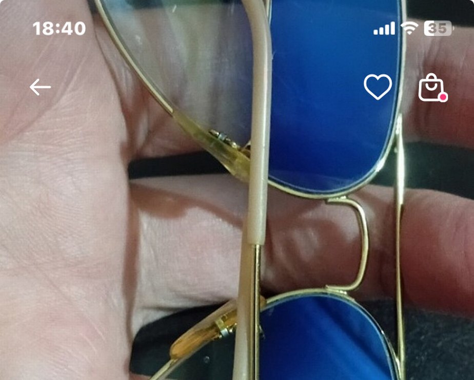 Rayban mavi degrade orijinal - Görsel 2